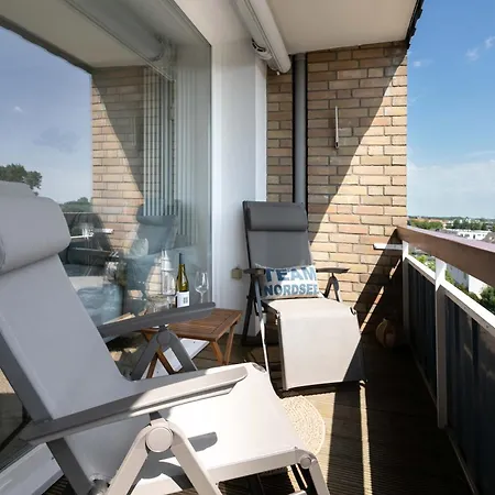 Neu! 2-zimmer-apartment Kuestenkoje Mit Seitlichem Meerblick * Büsum